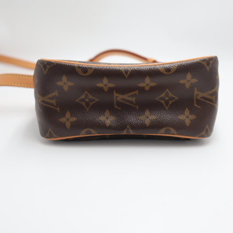 Pre-Owned #BP 704091 Louis Vuitton Monogram Viva Cite PM Crossbody Bag Brown M51165
