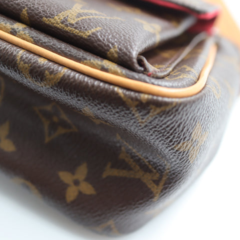 Pre-Owned #BP 704091 Louis Vuitton Monogram Viva Cite PM Crossbody Bag Brown M51165