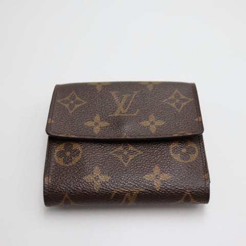 Pre-Owned #7484 Louis Vuitton Monogram Porte Monnaie Billets Tresor Wallet M61730