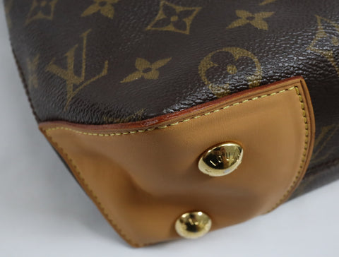 Pre-Owned #BP2711 Louis Vuitton Monogram Wilshire PM Tote Bag Handbag M45643