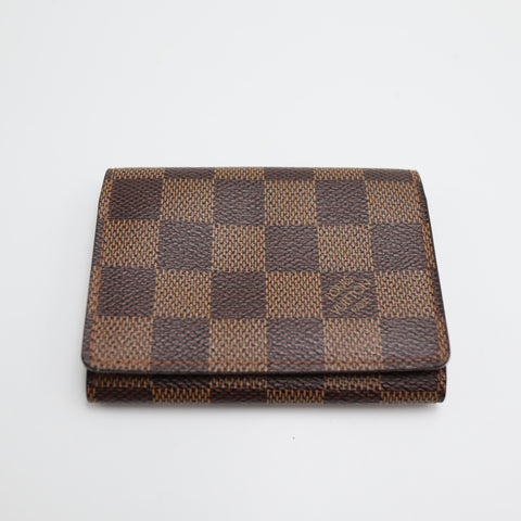 Pre-Owned #71007 Louis Vuitton Damier Enveloppe Cartes de Visite Card Holder N62920