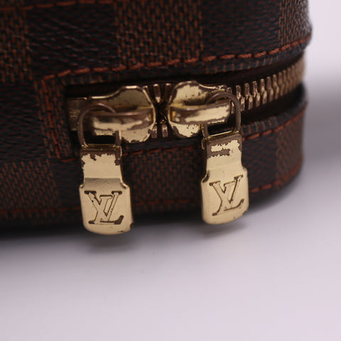 Pre-Owned #71492 Louis Vuitton Damier Ebene Geronimos Crossbody Bag N51994