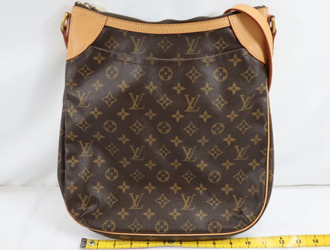 Pre-Owned #BP835-8 Louis Vuitton Monogram Odeon MM Shoulder Bag M56389