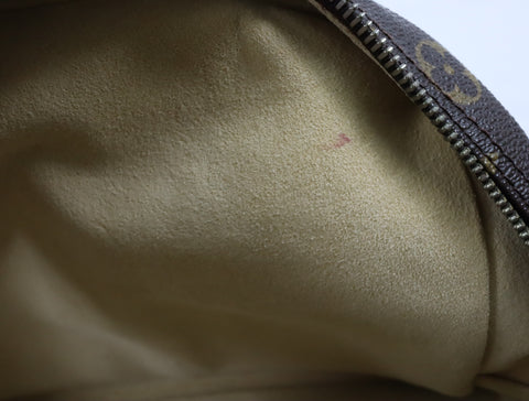 Pre-Owned #BP2540 Louis Vuitton Monogram Manhattan PM Hand Bag Brown M40026