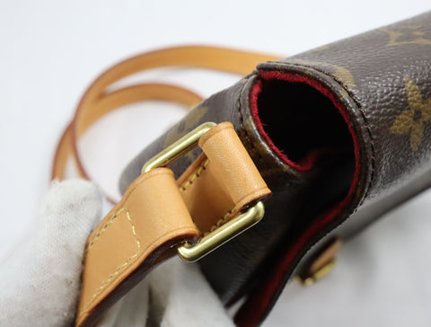 Pre-Owned #BP53994 Louis Vuitton Monogram Tambourine Crossbody Bag M51179