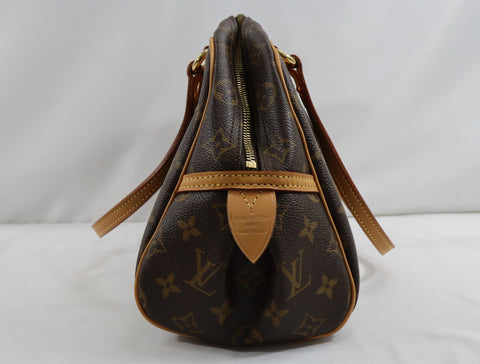 Pre-Owned #BP58-9 Louis Vuitton Monogram Montorgueil PM Shoulder Bag Brown M95565