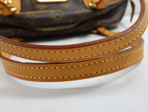 Pre-Owned #BP58-9 Louis Vuitton Monogram Montorgueil PM Shoulder Bag Brown M95565