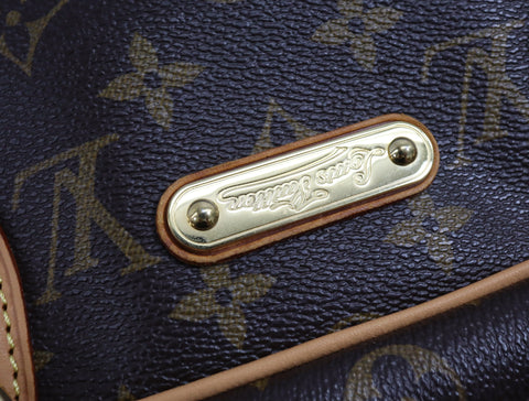 Pre-Owned #BP58-9 Louis Vuitton Monogram Montorgueil PM Shoulder Bag Brown M95565