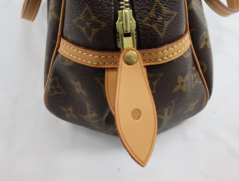 Pre-Owned #BP58-9 Louis Vuitton Monogram Montorgueil PM Shoulder Bag Brown M95565