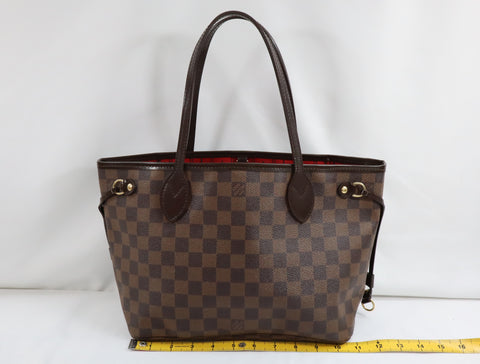 Pre-Owned #BP746-8 Louis Vuitton Damier Neverfull PM Tote Bag N51109