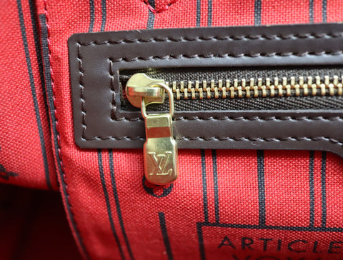 Pre-Owned #BP746-8 Louis Vuitton Damier Neverfull PM Tote Bag N51109