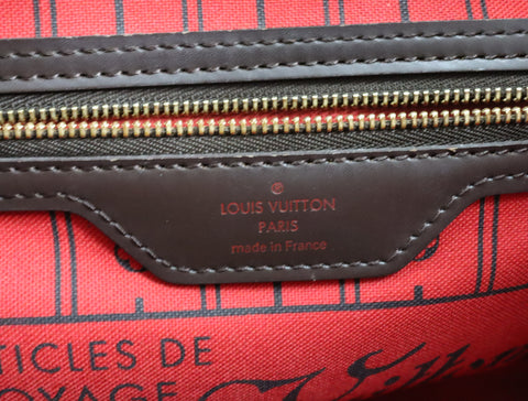 Pre-Owned #BP746-8 Louis Vuitton Damier Neverfull PM Tote Bag N51109