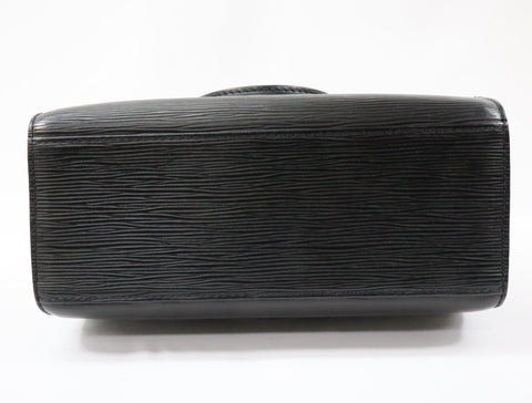 Pre-Owned #R12166 Louis Vuitton Epi Leather Pont Neuf Handbag Black M52052