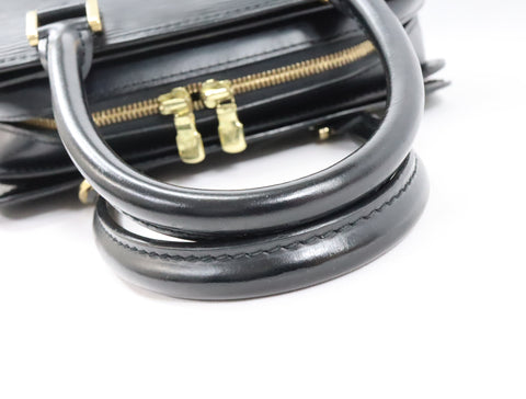 Pre-Owned #R12166 Louis Vuitton Epi Leather Pont Neuf Handbag Black M52052