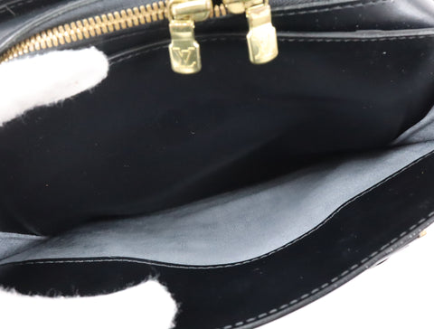 Pre-Owned #R12166 Louis Vuitton Epi Leather Pont Neuf Handbag Black M52052