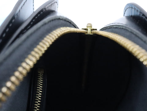 Pre-Owned #R12166 Louis Vuitton Epi Leather Pont Neuf Handbag Black M52052