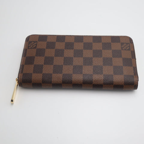 Pre-Owned #71531 Louis Vuitton Damier Ebene Zippy Wallet Long Wallet N41661