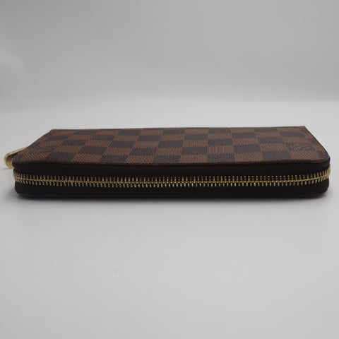 Pre-Owned #71531 Louis Vuitton Damier Ebene Zippy Wallet Long Wallet N41661