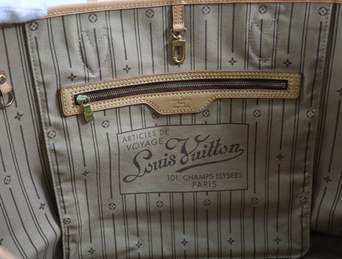 Pre-Owned #BP ALAN05236 Louis Vuitton Monogram Neverfull GM Tote Bag M40157