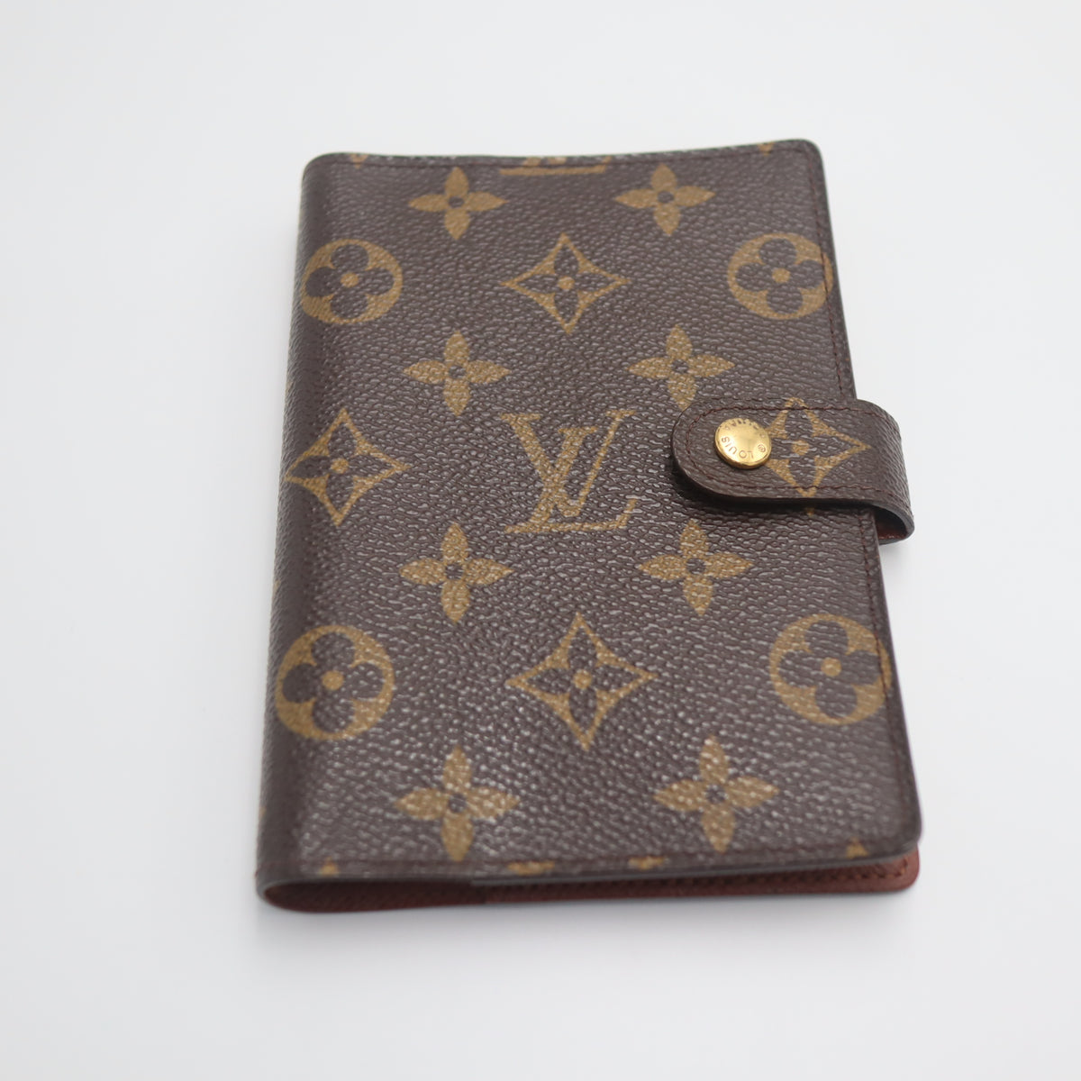 Pre-Owned #71530 Louis Vuitton Monogram Agenda PM Planner Cover Note Book Brown R20005