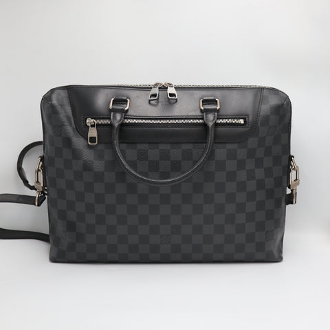 Pre-Owned #2273 Louis Vuitton Damier Grafitto Porto de CumanjourNM 2way Crossbody Handbag N48260