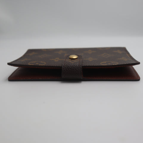 Pre-Owned #71530 Louis Vuitton Monogram Agenda PM Planner Cover Note Book Brown R20005