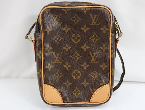 Pre-Owned #BP70451 Louis Vuitton Monogram Danube Crossbody Bag Brown M45266