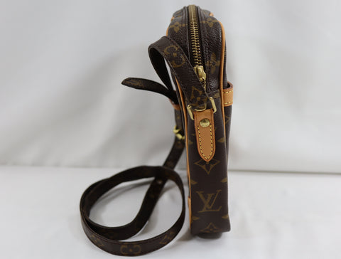Pre-Owned #BP70451 Louis Vuitton Monogram Danube Crossbody Bag Brown M45266
