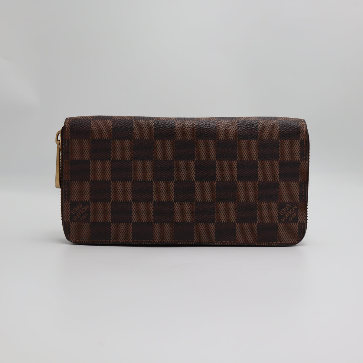 Pre-Owned #2250 Louis Vuitton Damier Zippy Organizer Long Wallet N60003