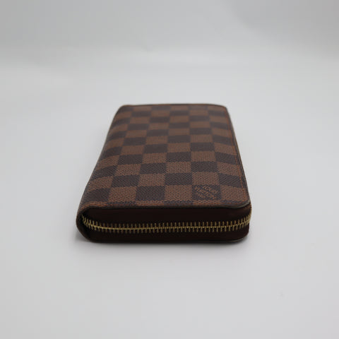 Pre-Owned #2250 Louis Vuitton Damier Zippy Organizer Long Wallet N60003