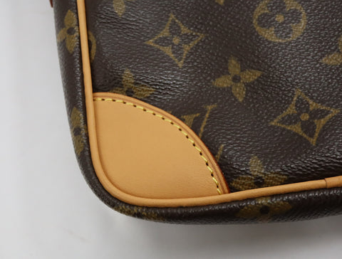 Pre-Owned #BP70451 Louis Vuitton Monogram Danube Crossbody Bag Brown M45266