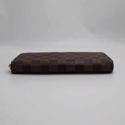 Pre-Owned #2250 Louis Vuitton Damier Zippy Organizer Long Wallet N60003