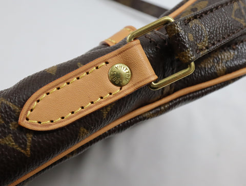 Pre-Owned #BP70451 Louis Vuitton Monogram Danube Crossbody Bag Brown M45266