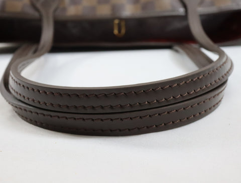 Pre-Owned #BP509-4 Louis Vuitton Damier Ebene Neverfull MM Tote Bag N51105