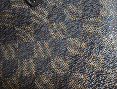 Pre-Owned #BP R112681 Louis Vuitton Damier Ebene Neverfull MM Tote Bag N51105