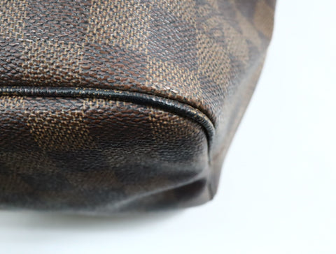 Pre-Owned #BP R112681 Louis Vuitton Damier Ebene Neverfull MM Tote Bag N51105