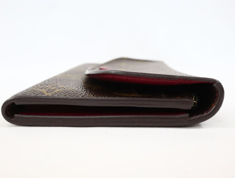 Pre-Owned #R1218 Louis Vuitton Monogram Portefeuille Emily Long Wallet M60697