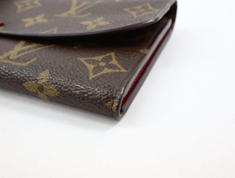 Pre-Owned #R1218 Louis Vuitton Monogram Portefeuille Emily Long Wallet M60697