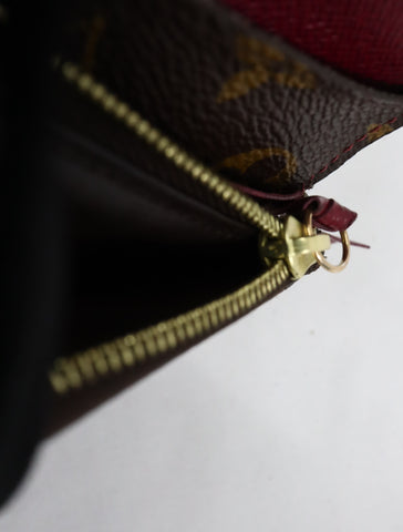 Pre-Owned #R1218 Louis Vuitton Monogram Portefeuille Emily Long Wallet M60697