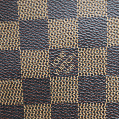 Pre-Owned #72537 Louis Vuitton Damier Aubagne Shoulder Bag Brown N51129