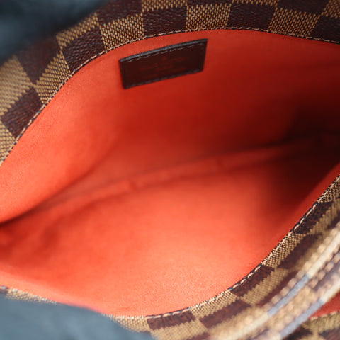 Pre-Owned #72537 Louis Vuitton Damier Aubagne Shoulder Bag Brown N51129