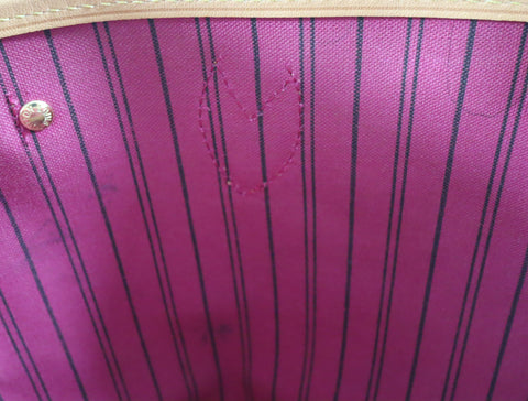 Pre-Owned #BP329-4 Louis Vuitton Monogram Neverfull PM Tote Bag M40155