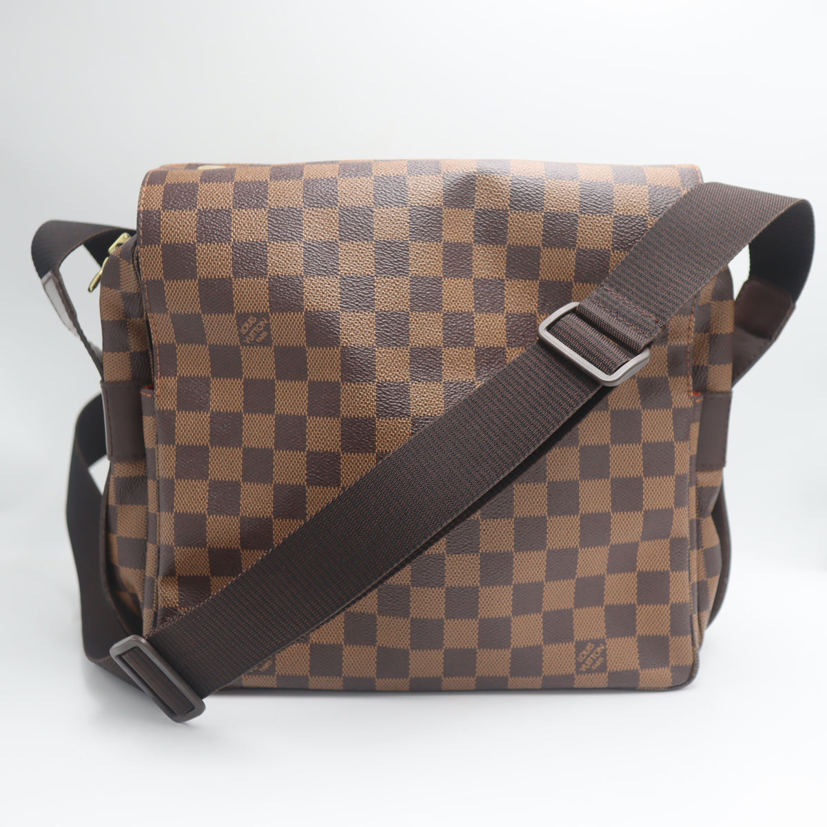 Pre-Owned #71554 Louis Vuitton Damier Naviglio Crossbody Shoulder Bag N45255