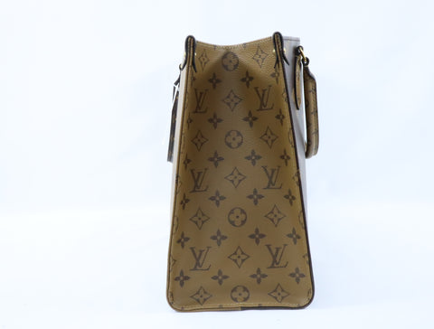 Pre-Owned #R0105 Louis Vuitton Monogram Giant Onthego MM 2way Tote Shoulder Bag M45321