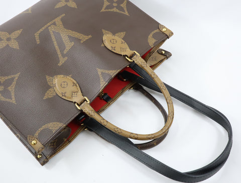 Pre-Owned #R0105 Louis Vuitton Monogram Giant Onthego MM 2way Tote Shoulder Bag M45321