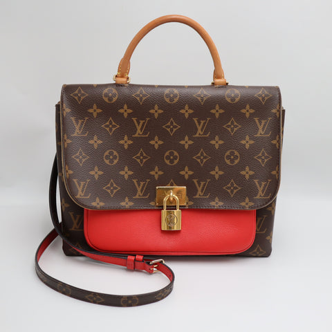 Pre-Owned #1621 Louis Vuitton Monogram Marignan 2WAY Crossbody Hand Bag M44286