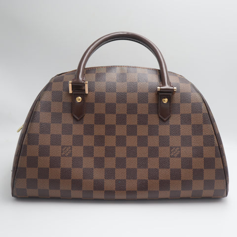 Pre-Owned #71563 Louis Vuitton Damier Ebene Rivera MM Hand Bag N41434