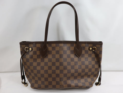 Pre-Owned #BP79983 Louis Vuitton Damier Neverfull PM Tote Bag N51109