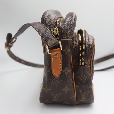 Pre-Owned #71595 Louis Vuitton Monogram Nile Crossbody Bag Brown M45244