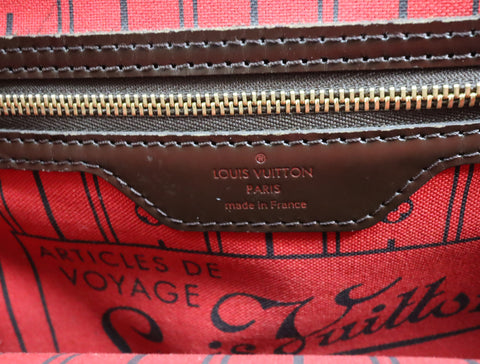 Pre-Owned #BP79983 Louis Vuitton Damier Neverfull PM Tote Bag N51109